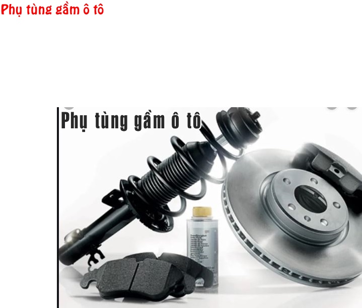 Sales off 40% Phụ tùng ô tô