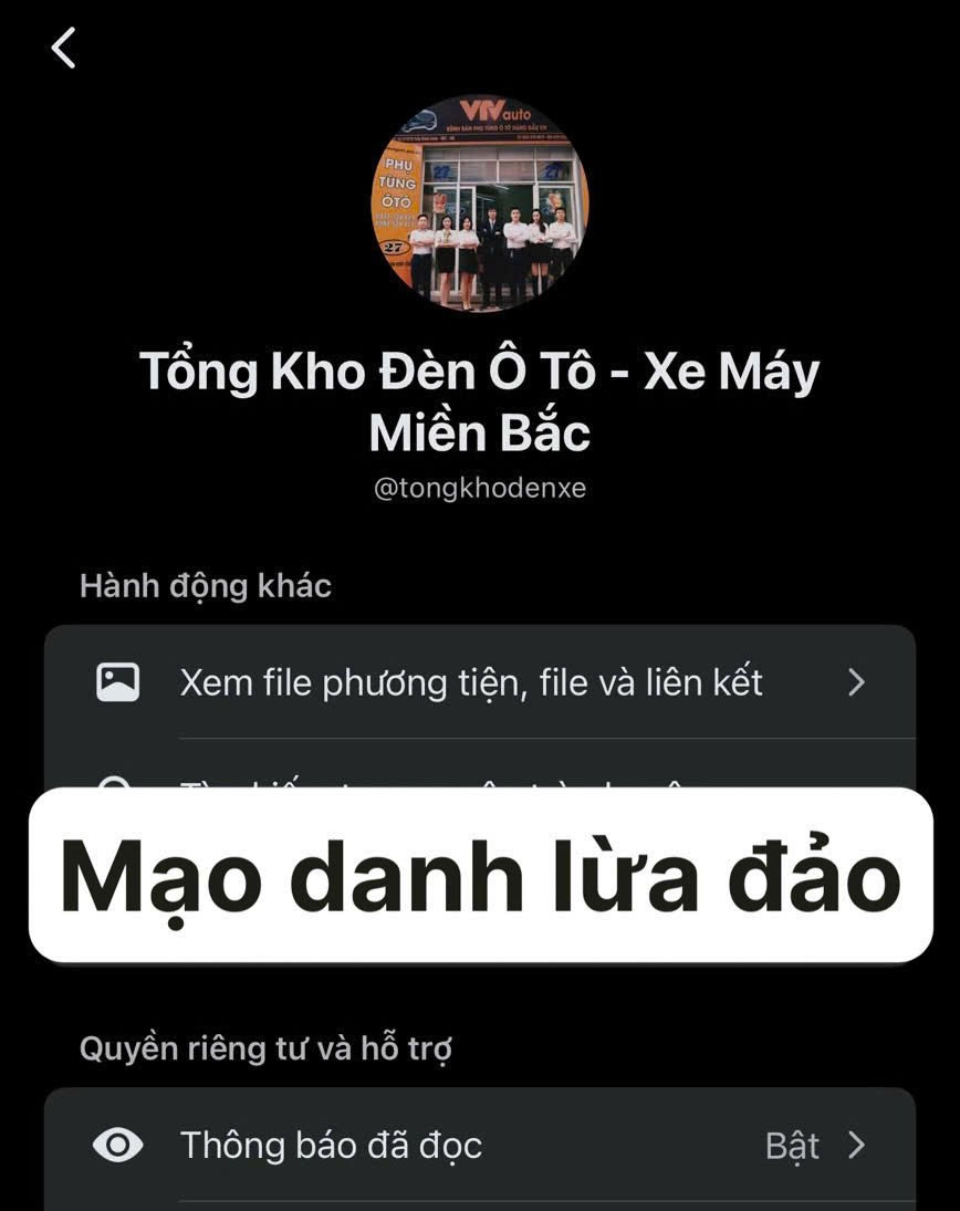 ⚠️ CẢNH BÁO KHẨN: ĐỐI TƯỢNG MẠO DANH VTV AUTO ĐỂ LỪA ĐẢO NGƯỜI TIÊU DÙNG