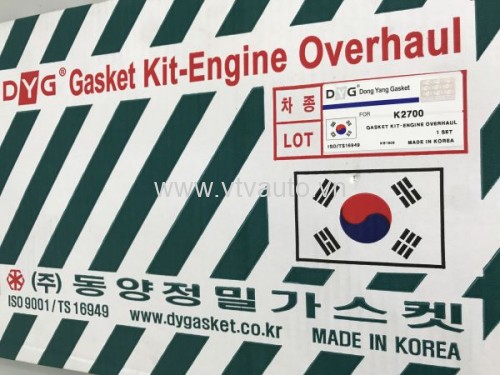 Gioăng bộ đại tu Kia K2700, K3000