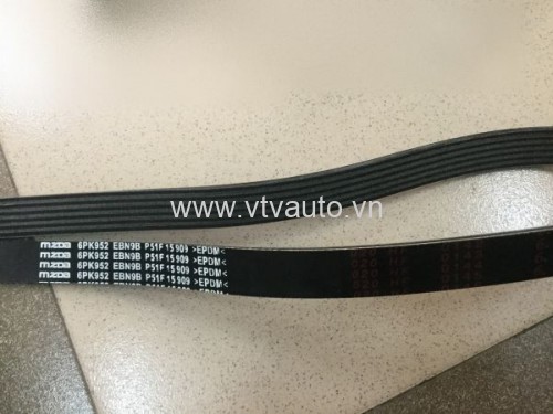 Dây máy phát 6PK952 Mazda 3, 2015 ,F51F-15-909