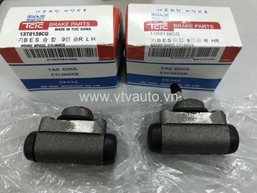 Xi lanh bánh sau, blu sau, heo thắng sau Kia K3000,Kia K2700, Kia 1.4 tấn