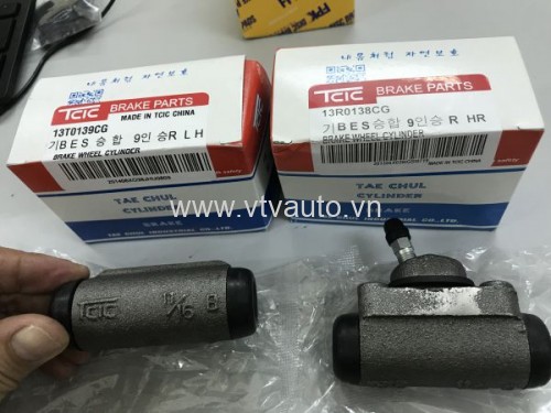 Xi lanh bánh sau, blu sau, heo thắng sau Kia K3000,Kia K2700, Kia 1.4 tấn