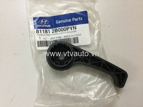 Tay điều khiển mở chốt ca bô Hyundai Grand I10, 2014-2017 