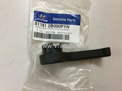Tay điều khiển mở chốt ca bô Hyundai Grand I10, 2014-2017 