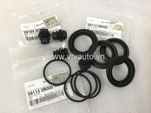 Bộ cuppen + siu phanh + chụp bụi phanh trước Hyundai Santafe  2010-2013