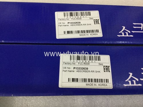 Cặp 2 giảm xóc sau Chevrolet Cruze
