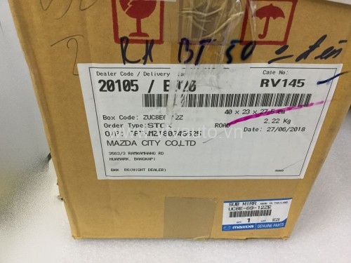 Gương chiếu hậu bên phải Mazda BT50 2012-2015