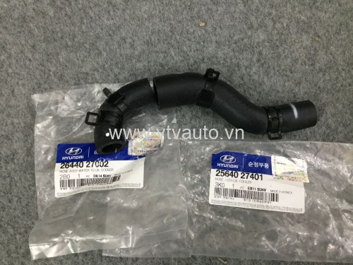 Bộ cút nước vào két làm mát dầu đầu to nhỏ Hyundai Santafe 2006-2009