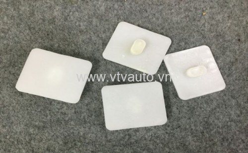 Nhựa lót nhíp vuông, vấu răng cưa bầu dục 