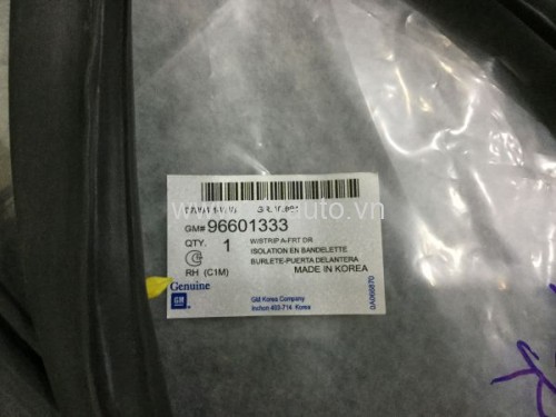 Gioăng cánh cửa trước phải Daewoo Matiz 3, Chevrolet Spark, 2009-2011