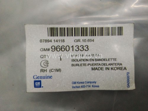 Gioăng khung cửa trước phải Daewoo Matiz 3, Chevrolet Spark, 2009-2011