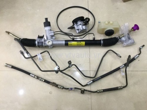 Bộ thước lái + bơm trợ lực + dây curoa + tuy ô + bình dầu Daewoo Matiz 2002-2007