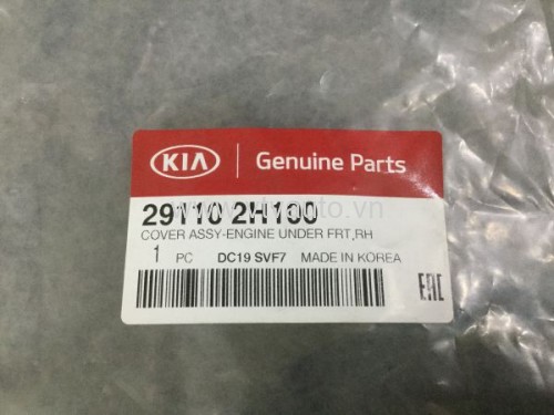 Chắn bùn gầm máy phải Kia Forte 2008-2018