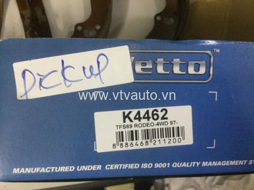 Bộ má phanh sau Isuzu bán tải, 1996-2001