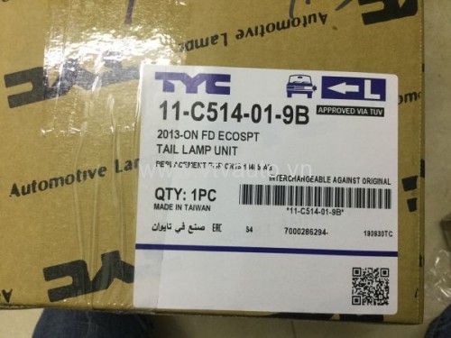 Đèn hậu ngoài trái Ford Ecosport  2014-2018