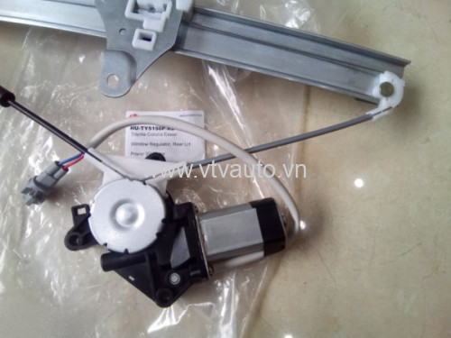 Bộ compa + mô tơ lên kính trước trái Toyota Corona Exsior ,1994-1997