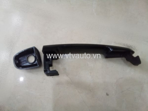 Tay mở ngoài trước trái (màu đen) phần dài + ngắn Toyota Fortuner,2008-2011