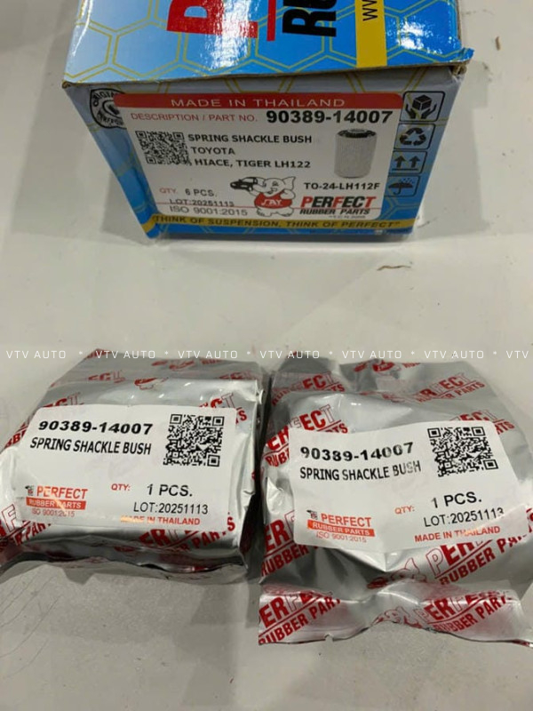 Cao su ắc đầu nhíp Hilux 90389-14007
