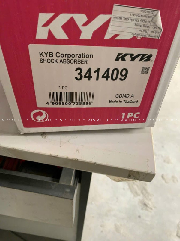 Giảm xóc trước trái Innova 06-15 KYB-341409 