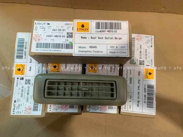 Cửa Gió Điều Hòa Trần Xe Màu Vàng Kem Highlander 07-15