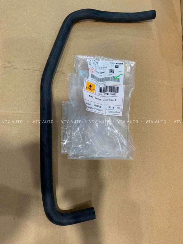 Cút Nước Nóng, Ống Nước Nóng Đường Vào Dàn Sưởi  Prado 03-08, 4Runner 02-09, Fj Cruiser 02-09 Máy 1Gr