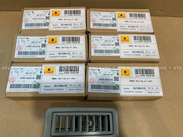 Cửa Gió Điều Hòa Trần Xe , Màu Ghi Xám Prado 09-20, Land Crtuiser 09-18